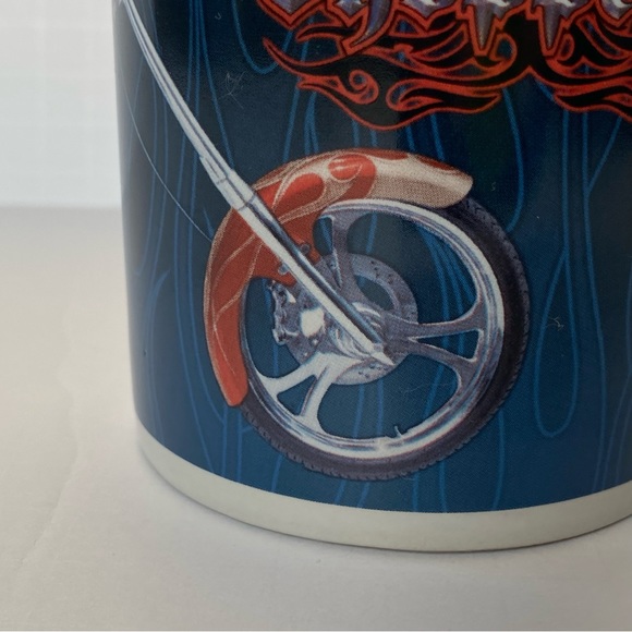 Orange County Choppers Mug Motorcycle American Custom Steel Chrome EUC - Picture 7 of 14